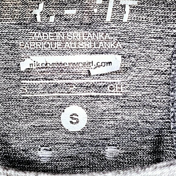 Nike Womens Heather Gray Dri-FIT Racerback Tank Top S ~TT76.3 - Picture 3 of 4